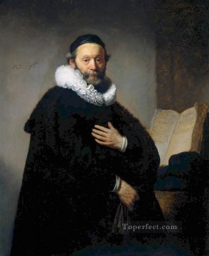 レンブラント・ファン・レイン Painting - レンブラントのヨハネスの肖像画